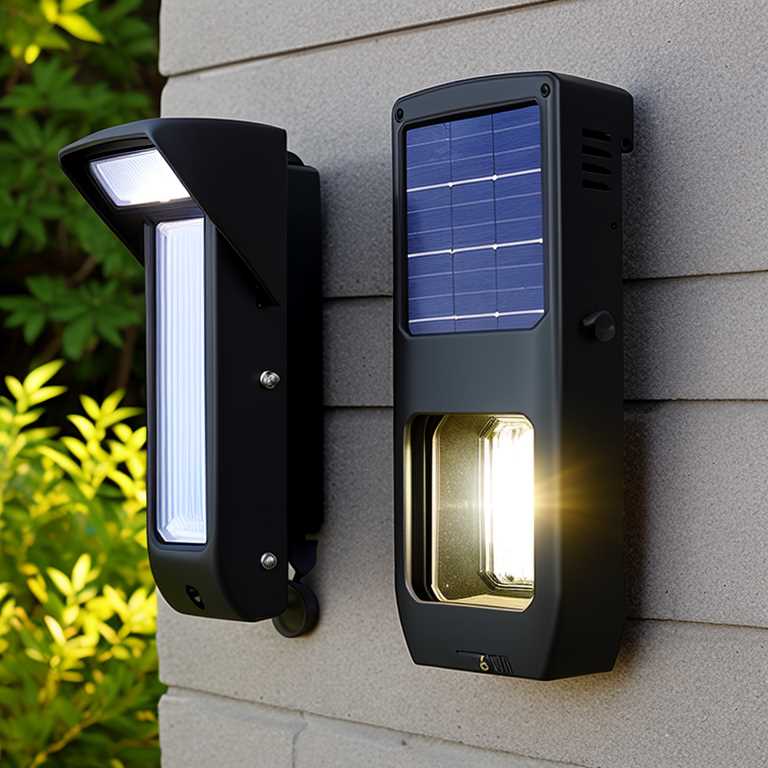 solar security light